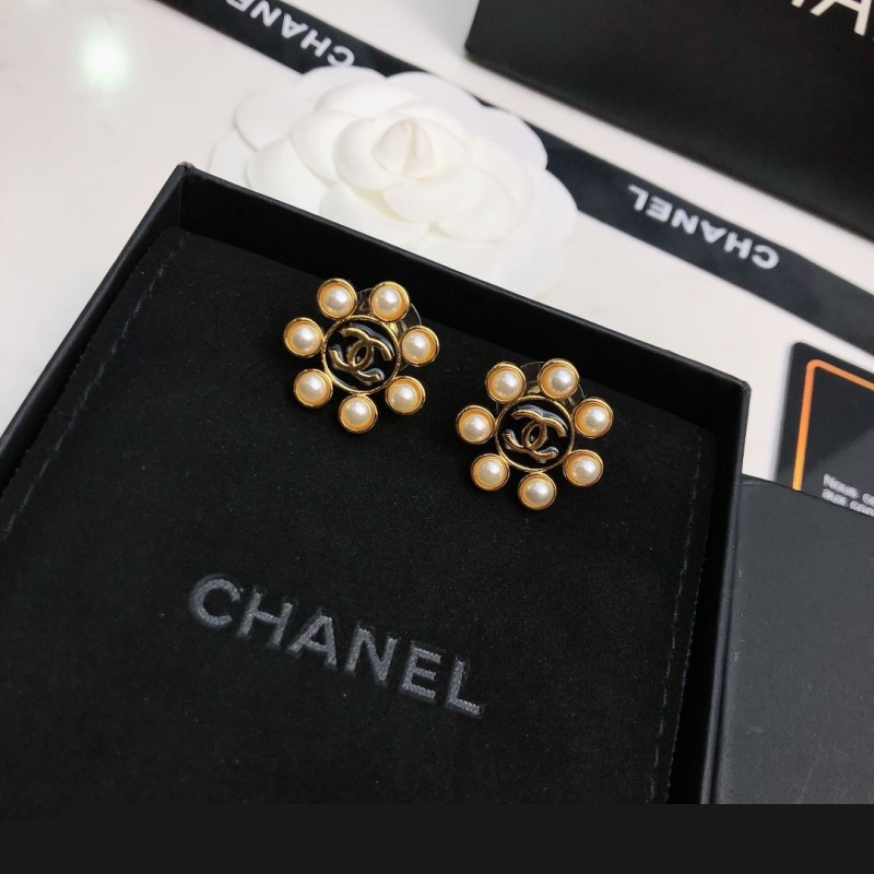 Ch*el earrings